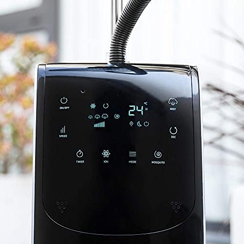  Cecotec Ventilador Nebulizador de Agua EnergySilence 590 Freshessence - Oscilante y Silencioso para Duerme Bién
| Cecot