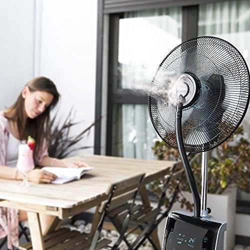  Cecotec Ventilador Nebulizador de Agua EnergySilence 590 Freshessence - Oscilante y Silencioso para Duerme Bién
| Cecot