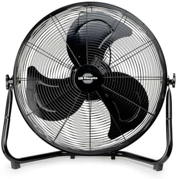 Orbegozo Ventilador industrial PWN 2050, 50 cm de diámetro, 3 velocidades, 155 W para hogar y oficina, alta eficiencia y