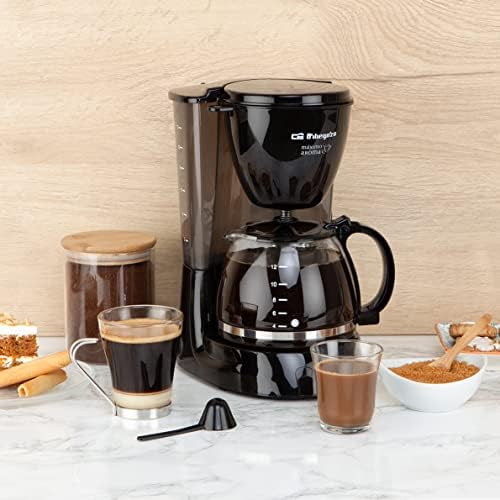  Orbegozo CG 4060 N Cafetera de Goteo para Familias, 12 Tazas, Negro
| Orbegozo CG 4060 N Cafetera Goteo, Capacidad de 1